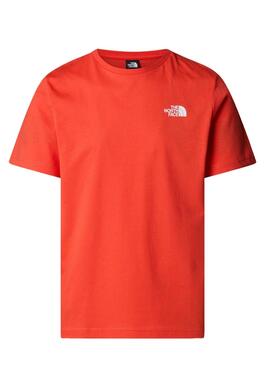 T-Shirt The North Face Box orange für Herren