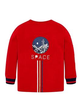 T-Shirt Mayoral Space Rot Für Junge