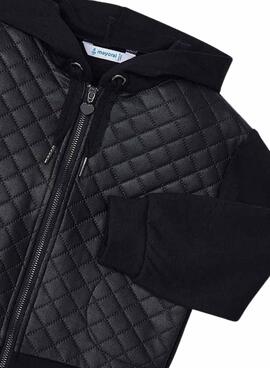 Sweatshirt Mayoral kombiniert schwarz für Mädchen