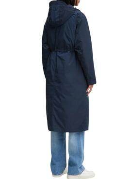 Parka Tommy Jeans 2 in 1 Technik blau für Damen.