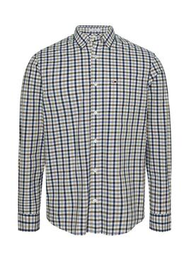 Hemd Tommy Jeans kariert Poplin für herren