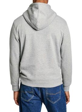 Sweatshirt Pepe Jeans New Joe Hoodie grau für männer
