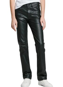 Hose Pepe Jeans Kunstleder schwarz für frauen