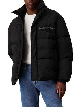 Gepolsterte Jacke Calvin Klein Jeans Chenille Schwarz für männer