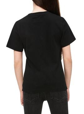 T-Shirt Calvin Klein Monogram Black Für Mädche
