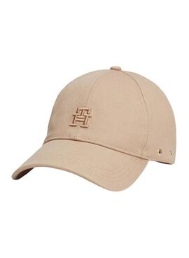 Mütze Tommy Hilfiger TH Beige für damen