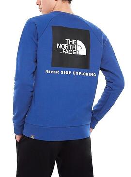 Sweatshirt The North Face Redbox Blau