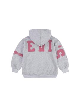 Hoodie Levis Collegiate Grau für Mädchen
