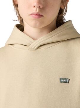 Hoodie Levis Mini Batwing Creme für Jungen