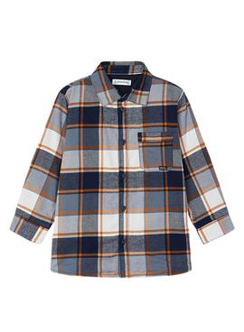 Overshirt Mayoral Karomuster Karotte für Jungen