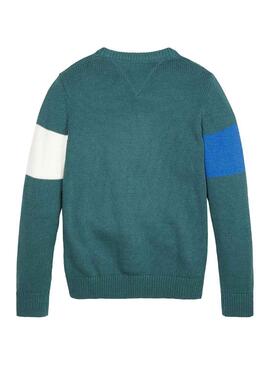 Pullover Tommy Hilfiger H Grün Für Junges