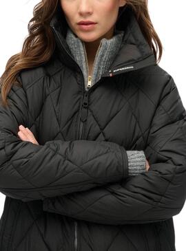 Jacke Superdry Liner Schwarz für Frauen