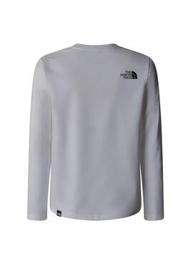T-Shirt The North Face Teen Easy Weiß für Mädchen