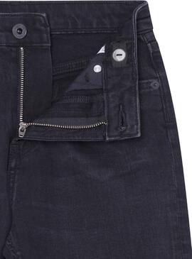 Hosen Pepe Jeans Gerade Denim Schwarz Kinder