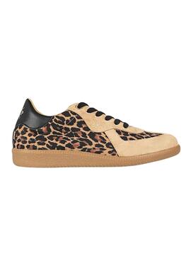 Sneakers Popa Imperial Leopardenmuster Schwarz für Frauen