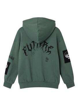 Sweatshirt Name It Stroels Grün für Jungen