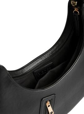 Tasche Pieces Phoebe Schultertasche Schwarz für Frauen
