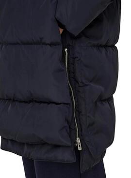 Gepolsterter Mantel Only New Nora Lang Marineblau für frauen