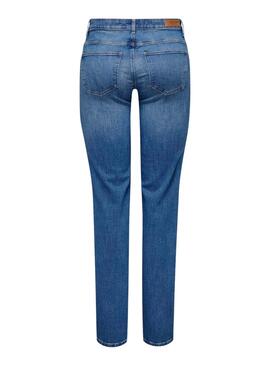Jeans Only Ann Gerade Blau für frauen