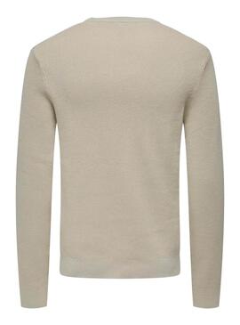 Jersey Only and Sons Phil beige für Männer