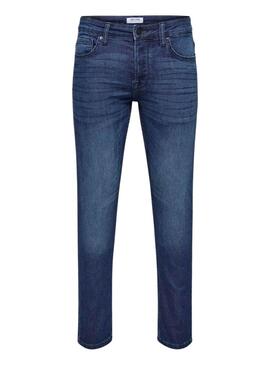 Only and Sons Loom Slim Jeans blau für Herren.