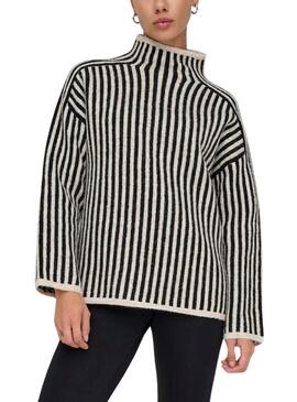 Only Groß gestreifte Jersey-Oberteile für Frauen