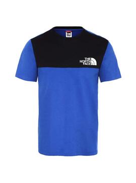 T-Shirt The North Face Himalaya Blau Herren