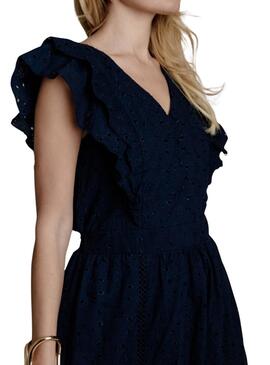 Kleid Naf Naf Barbara Marine für Damen