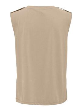 T-shirt Only Free Modal Satin Toasted für Damen