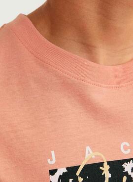 T-shirt Name It Joraruba Aop Orange Kinder