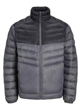 Jack and Jones gesteppte Esprint graue Jacke für Männer