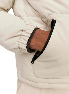 Gepolsterte Jacke von Jack and Jones in Beige und Schwarz für Herren.