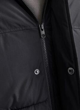 Gepolsterter Mantel Jack and Jones Bradley Schwarz für Herren.