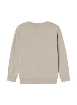 Sudadera Name It Vimo beige für Jungen