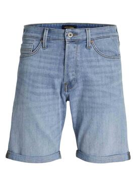 Bermudas Jack und Jones Chris Wood helle Denim für Männer