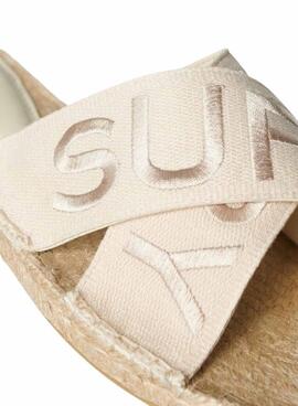 Superdry Sandalen in Beige für Damen