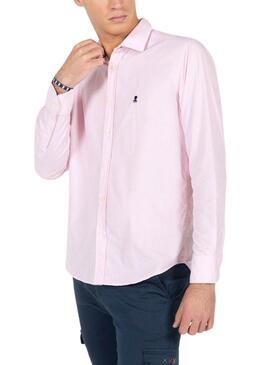 Hemd El Pulpo Microraya rosa für Herren