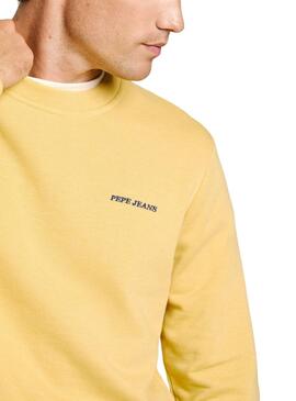 Sweatshirt Pepe Jeans Damian gelb für Herren