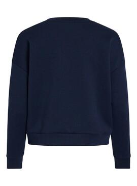 Pullover Vila Visiffi in Marineblau für Damen.