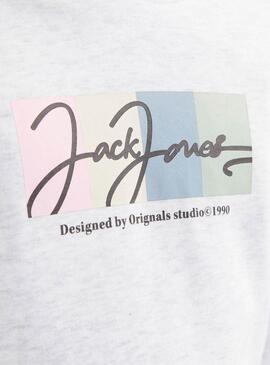 Sweatshirt Jack and Jones Portland Grau für Kinder