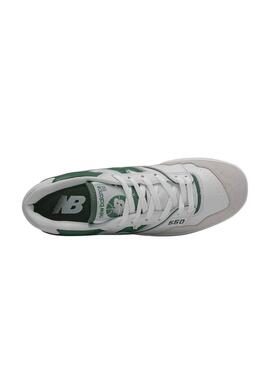 Turnschuhe New Balance BB550 grün und weiß für Herren