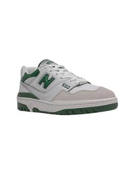 Turnschuhe New Balance BB550 grün und weiß für Herren