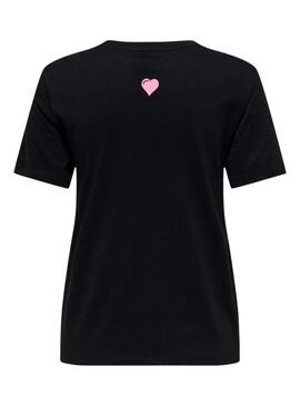 T-Shirt Only Lotte schwarz für Damen