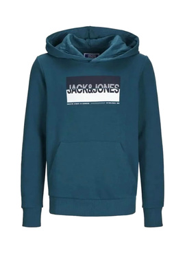 T-shirt Jack and Jones Nolan Türkis für jungen