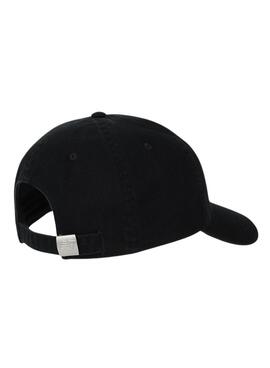 Mütze New Balance Basic Logo schwarz für Damen und Herren.