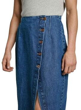 Rock Pepe Jeans Slit Midi für Damen