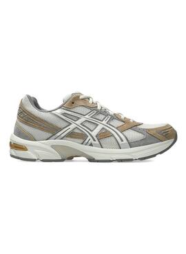 Turnschuhe Asics GEL-1130 weiß und beige für Herren und Damen.