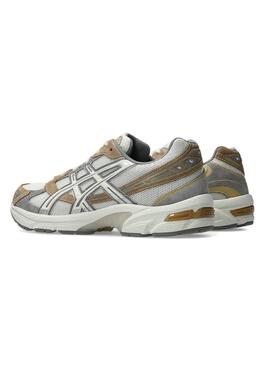 Turnschuhe Asics GEL-1130 weiß und beige für Herren und Damen.