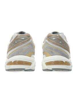 Turnschuhe Asics GEL-1130 weiß und beige für Herren und Damen.