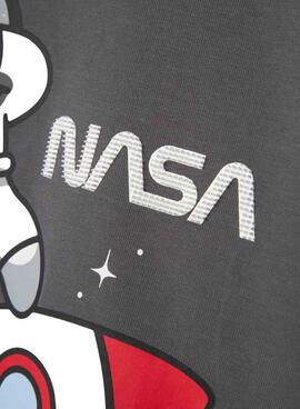 T-shirt Name It Dalum Nasa grau für Jungen
